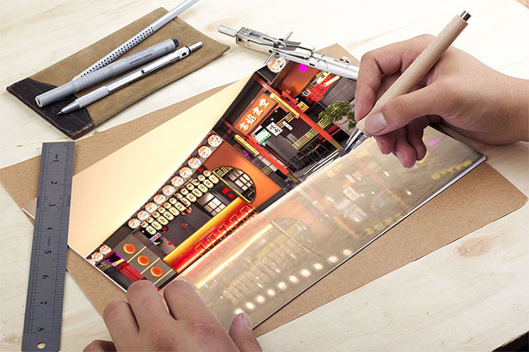 商铺整装：金焰食堂-连锁