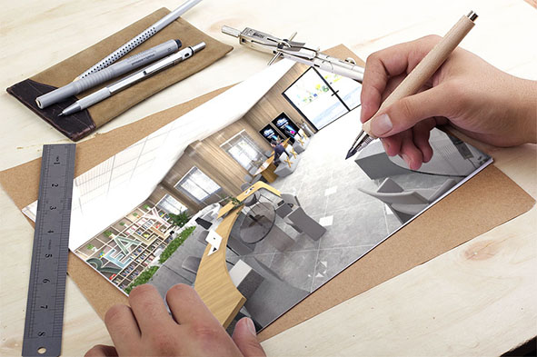 工程装饰：长兴吕虹党群服务中心改造